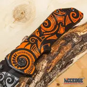 8.25" Cleaver Outdoor Folding Pocket Knife for Men Women – Razor Sharp Stainless Steel Blade, Compact & Durable Gear Tools for Camping, Hiking, Survival, Tactical and Everyday Carry (EDC)