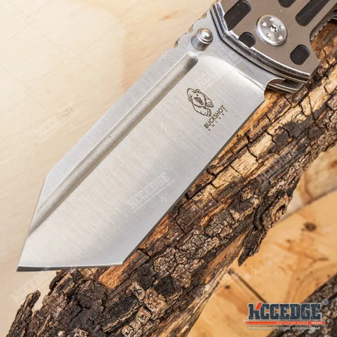 8.25" Cleaver Outdoor Folding Pocket Knife for Men Women – Razor Sharp Stainless Steel Blade, Compact & Durable Gear Tools for Camping, Hiking, Survival, Tactical and Everyday Carry (EDC)