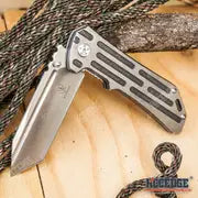 8.25" Cleaver Outdoor Folding Pocket Knife for Men Women – Razor Sharp Stainless Steel Blade, Compact & Durable Gear Tools for Camping, Hiking, Survival, Tactical and Everyday Carry (EDC)