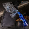 Image of 7.5" TACTICAL FIXED BLADE KNIFE FULL TANG CLEAVER w/ GUT HOOK