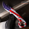 Image of 8.25" FULL TANG TACTICAL FIXED BLADE KNIFE  w/ KYDEX SHEATH TRAILING POINT BLADE