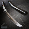 Image of USA STOCK 40" Sharp Handmade Japanese Shirasaya Sword Onikiri Samurai Katana w/ Lacquered Wood Handle & Scabbard