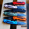 Image of 6PC COMBO KNIFE SET 8.125" TANTO Tactical Knife Survival Pocket Folding Outdoor