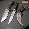 Image of 3PC COMBO CSGO Tactical Fixed Blade Knife Set - Hawkbill, Huntsman, Combat Knife