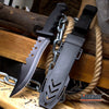 Image of 13" Military Tactical Survival Hunting Knife Fixed Blade Rambo Army Knife W/ ABS Sheath