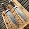 Image of OUTDOOR 15" FULL TANG FIXED BLADE SURVIVAL RESCUE HUNTING CAMPING BOWIE KNIFE