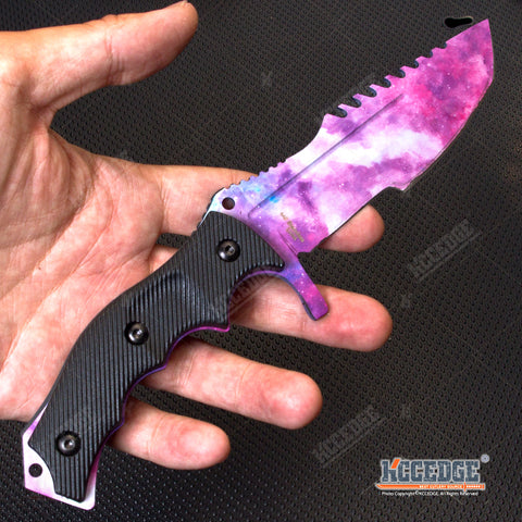 3PC COMBO CSGO Tactical Fixed Blade Knife Set - Hawkbill, Huntsman, Combat Knife
