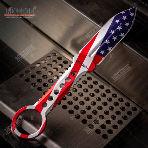 8.25" FULL TANG TACTICAL FIXED BLADE KNIFE  w/ KYDEX SHEATH SPEAR POINT BLADE