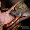 Image of 7.5" TACTICAL FIXED BLADE KNIFE FULL TANG CLEAVER w/ GUT HOOK