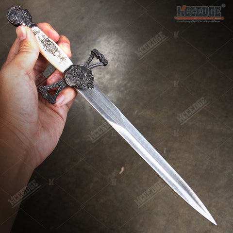 13.5" Templar Knights of St. John Sword Historic Dagger Letter Opener