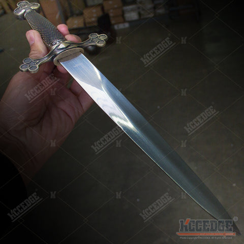 16" Freemasons Masonic Medieval Dagger with Stainless Steel Blade