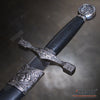 Image of 15.5" Medieval Excalibur Dagger with Dragon Engraved Pommel Design Handle