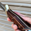 Image of 12" FULL TANG FIXED BLADE KNIFE WITH WOOD HANDLE SCALES & 440 STAINLESS STEEL BLADE HUNTING KNIFE CAMPING KNIFE SURVIVAL KNIFE