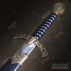 16" Medieval King Crusader Dagger with Stainless Steel Blade