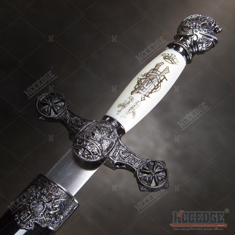 13.5" Mason Knights of Templar Knights Dagger Opener