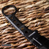 Image of 8.25" FULL TANG TACTICAL FIXED BLADE KNIFE  w/ KYDEX SHEATH TRAILING POINT BLADE