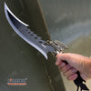 Image of 19" Tactical Camping Hunting Sword Dragon Skull Dagger Razor Sharp w/ Sheath