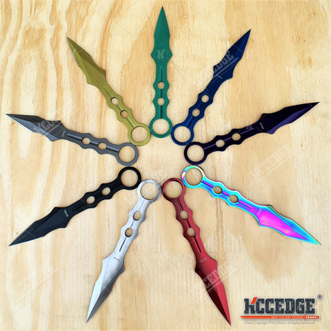 9" Full Tang Tactical Knife Camping Knife Fixed Blade Knife w/ Kydex Sheath