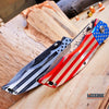 Image of 9" Proud of America DON'T TREAD ON ME OUTDOOR HUNTING POCKET FOLDING KNIFE