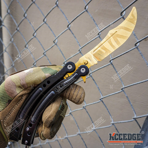 COUNTER STRIKE CSGO Practice Balisong Butterfly Trainer - Non Sharp Version