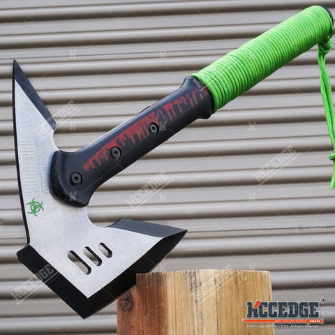 16.5" Survival Zombie Killer Throwing Axe with Sheath