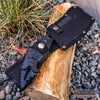 Image of 11.5" CAMPING HUNT SURVIVAL Wartech Fixed Blade CLEAVER Serrated Back w/ Sheath