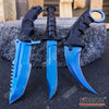Image of 3PC COMBO CSGO Tactical Fixed Blade Knife Set - Hawkbill, Huntsman, Combat Knife