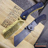 Image of 2PC BUCKSHOT COMBO 8" CLEAVER STYLE POCKET KNIFE + 6.5" MINI CLEAVER POCKET KNIF