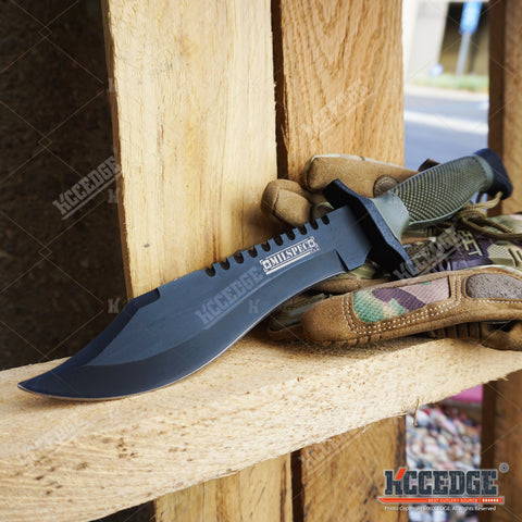 12" CSGO KNIFE FIXED KNIFE Hunting Bowie MILITARY TACTICAL Combat Razor Blade