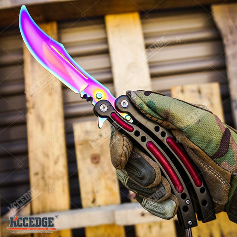 COUNTER STRIKE CSGO Practice Balisong Butterfly Trainer - Non Sharp Version