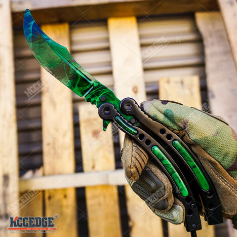 COUNTER STRIKE CSGO Practice Balisong Butterfly Trainer - Non Sharp Version