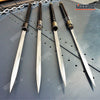 Image of 2 IN 1 TWIN BLADES 33" Samurai Ninja KATANA DUAL SWORD SET Interlocking Japanese