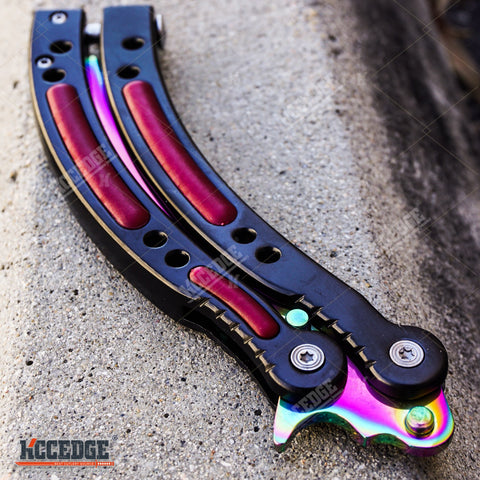 COUNTER STRIKE CSGO Practice Balisong Butterfly Trainer - Non Sharp Version