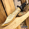 Image of 12" CSGO KNIFE FIXED KNIFE Hunting Bowie MILITARY TACTICAL Combat Razor Blade