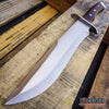 Image of 16" Outdoor Survival Hunting Zombie Sword Machete Hatchet Camp Gear Ninja Knife