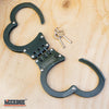Image of Special Force Hinge REAL Handcuffs METAL Double Lock TACTICAL Hand Cuffs Keys