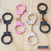 Image of Real Professional Police Handcuffs STEEL Double Lock AUTHENTIC Cuffs w/Keys EDC