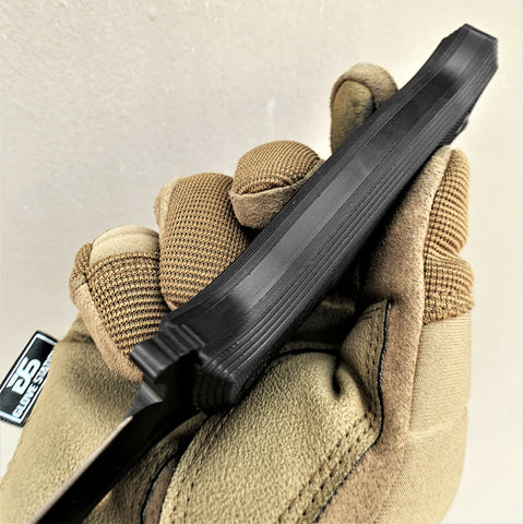 TAKUMITAK 9.5" Fixed Blade Knife D2 5mm Spearpoint Blade G10 & Kydex Sheath Tactical Knife