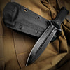 Image of TAKUMITAK 9.5" Fixed Blade Knife D2 5mm Spearpoint Blade G10 & Kydex Sheath Tactical Knife