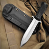 Image of TAKUMITAK 9.5" Fixed Blade Knife D2 5mm Spearpoint Blade G10 & Kydex Sheath Tactical Knife