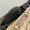 Image of TAKUMITAK 9.5" Fixed Blade Knife D2 5mm Drop Point Blade G10 & Kydex Sheath Tactical Knife