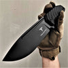 Image of TAKUMITAK 9.5" Fixed Blade Knife D2 5mm Drop Point Blade G10 & Kydex Sheath Tactical Knife