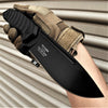 Image of TAKUMITAK 9.5" Fixed Blade Knife D2 5mm Drop Point Blade G10 & Kydex Sheath Tactical Knife