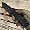 Image of TAKUMITAK 9.5" Fixed Blade Knife D2 5mm Drop Point Blade G10 & Kydex Sheath Tactical Knife