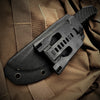 Image of TAKUMITAK 9.5" Fixed Blade Knife D2 5mm Drop Point Blade G10 & Kydex Sheath Tactical Knife