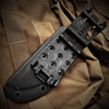 Image of TAKUMITAK 9.5" Fixed Blade Knife D2 5mm Drop Point Blade G10 & Kydex Sheath Tactical Knife