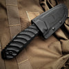 Image of TAKUMITAK 9.5" Fixed Blade Knife D2 5mm Drop Point Blade G10 & Kydex Sheath Tactical Knife