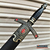 Image of 15" Medieval Dagger Knight's Templar Crusaders Renaissance Costume Knife Metal