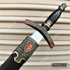 Image of 15" Medieval Dagger Knight's Templar Crusaders Renaissance Costume Knife Metal