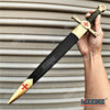Image of 15" Medieval Dagger Knight's Templar Crusaders Renaissance Costume Knife Metal